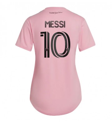 Inter Miami Lionel Messi #10 Hjemmebanetrøje Dame 2023-24 Kort ærmer